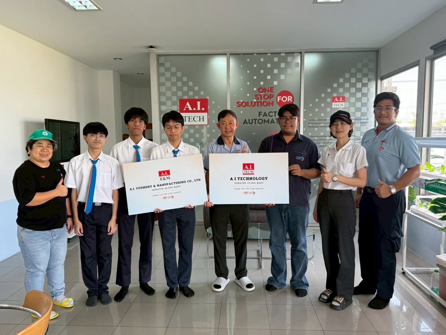 A.I. Group มอบทุนการศึกษา สนับสนุนนักศึกษาโคเซ็น สจล. สร้างนวัตกรรมสู่อุตสาหกรรมไทย